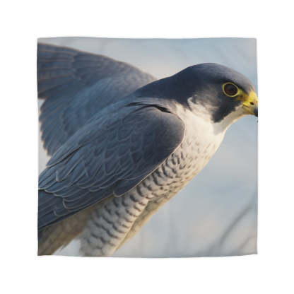 Celestial Glider Peregrine Falcon Duvet
