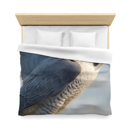 Celestial Glider Peregrine Falcon Duvet