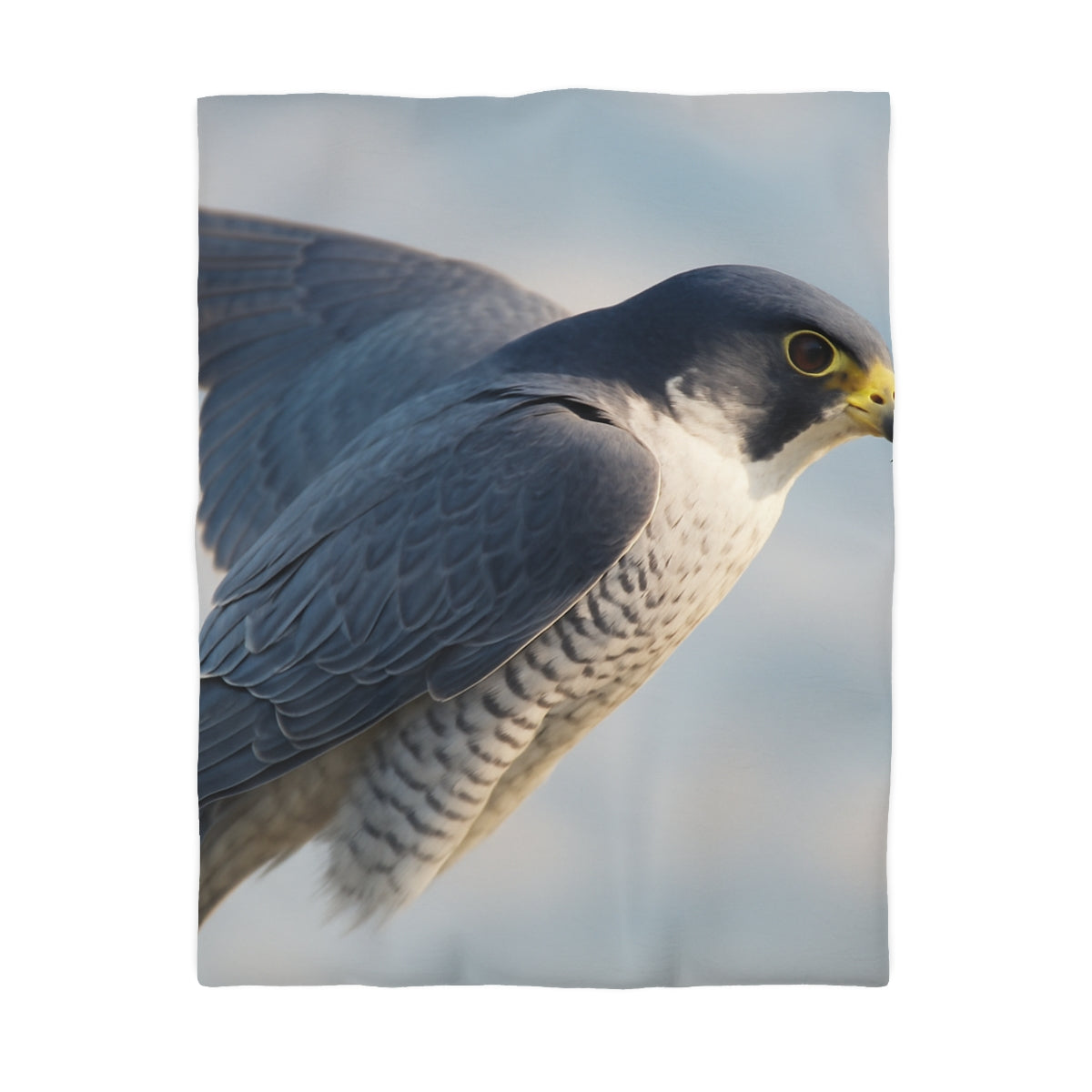 Celestial Glider Peregrine Falcon Duvet