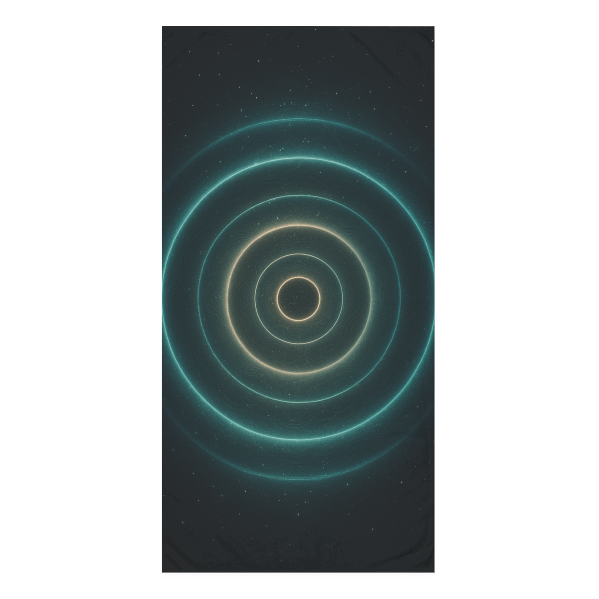 Celestial Harmonic Rings comfortable face towels