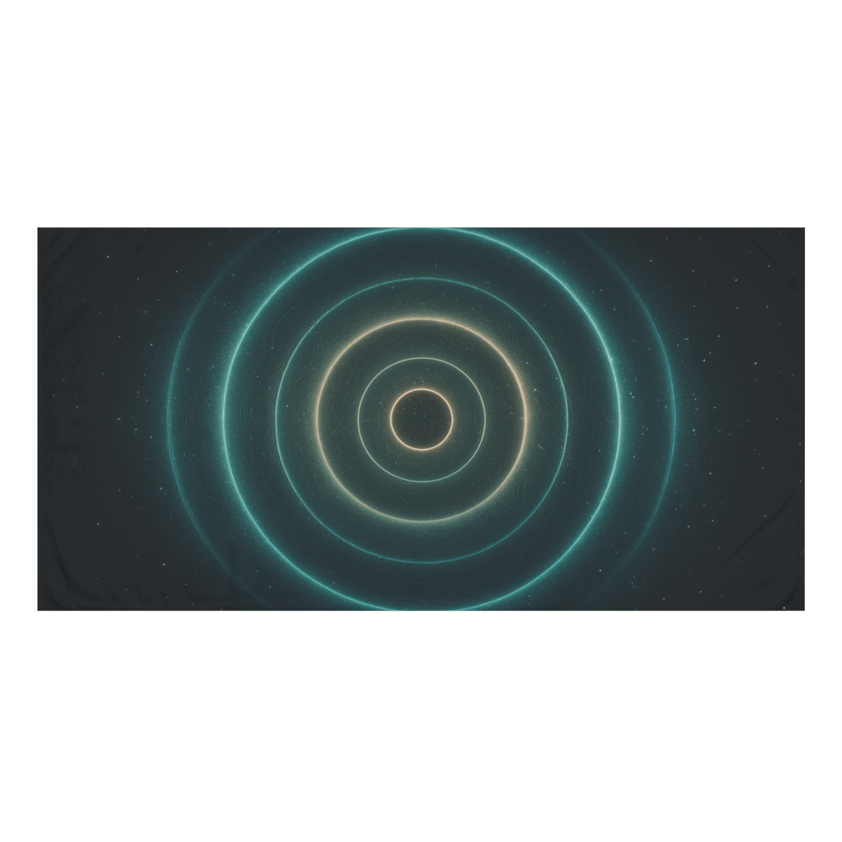 Celestial Harmonic Rings comfortable face towels