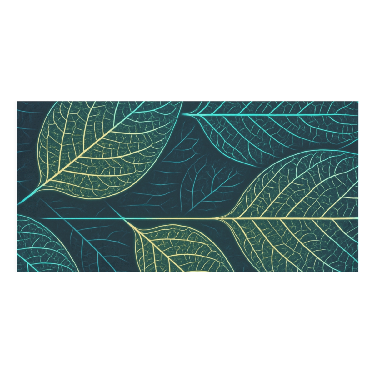 Celestial Leaf Circuit trendy hand towels