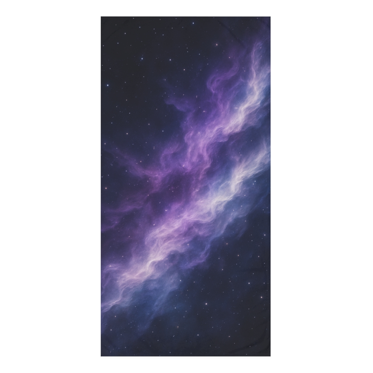 Celestial Nebula Veil designer printed towels