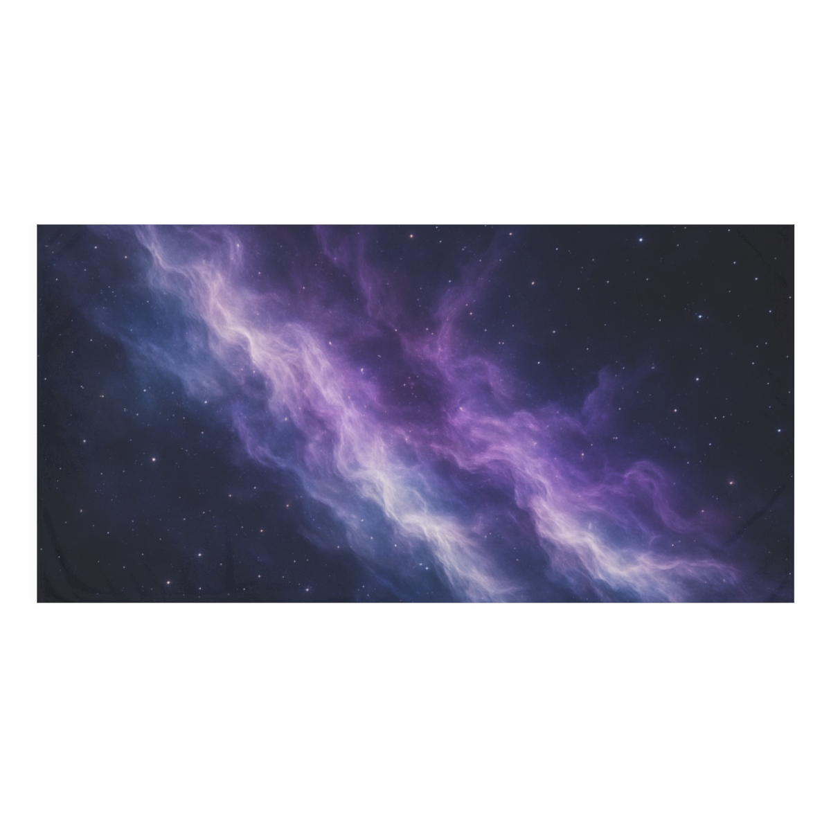 Celestial Nebula Veil designer printed towels