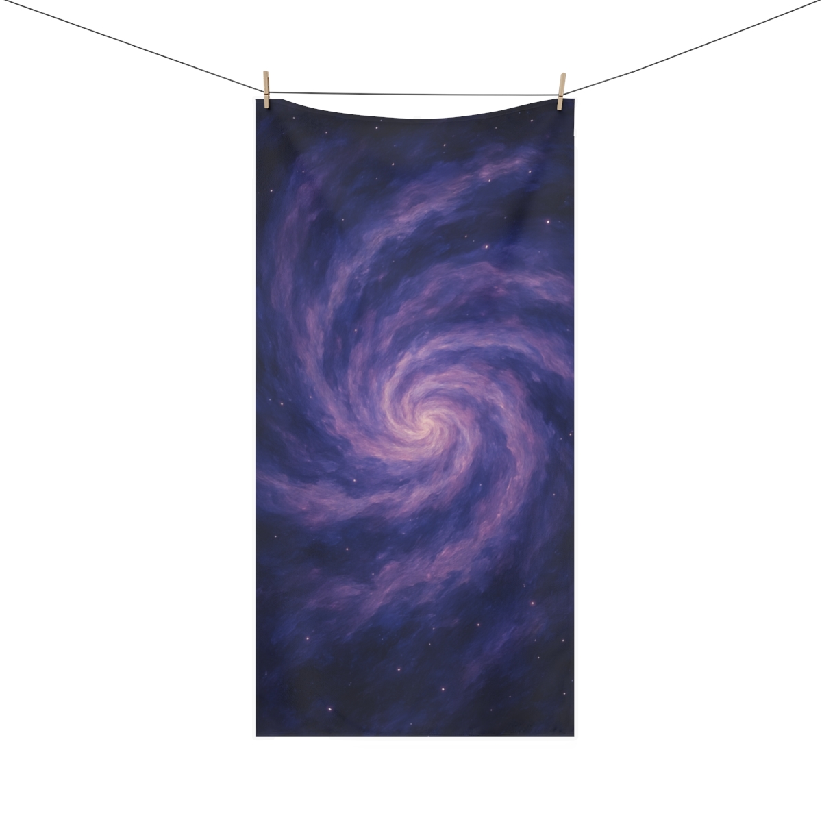 Celestial Nebula Whirl custom towels