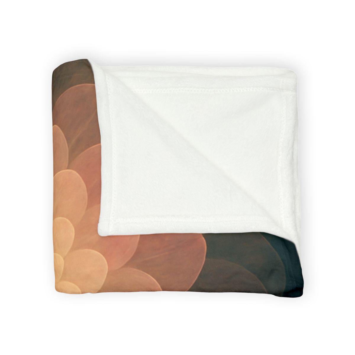 Celestial Petal Halo soft fleece blankets