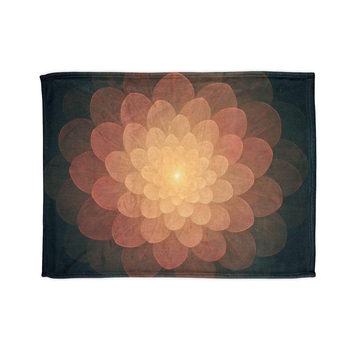 Celestial Petal Halo soft fleece blankets