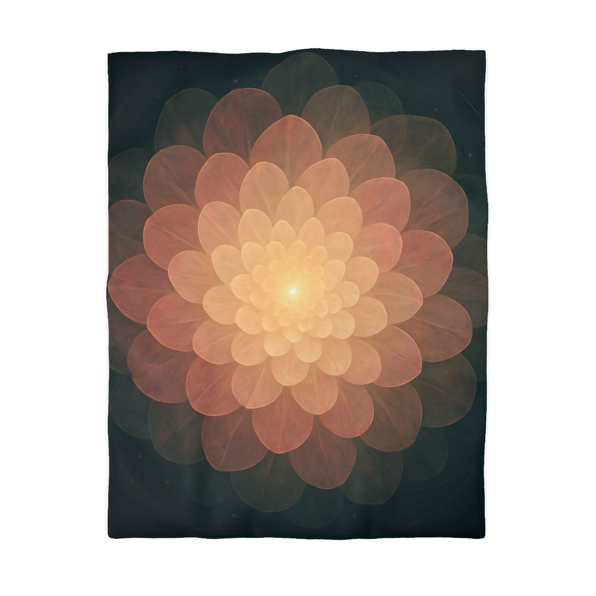 Celestial Petal Halo personalized bedding duvets