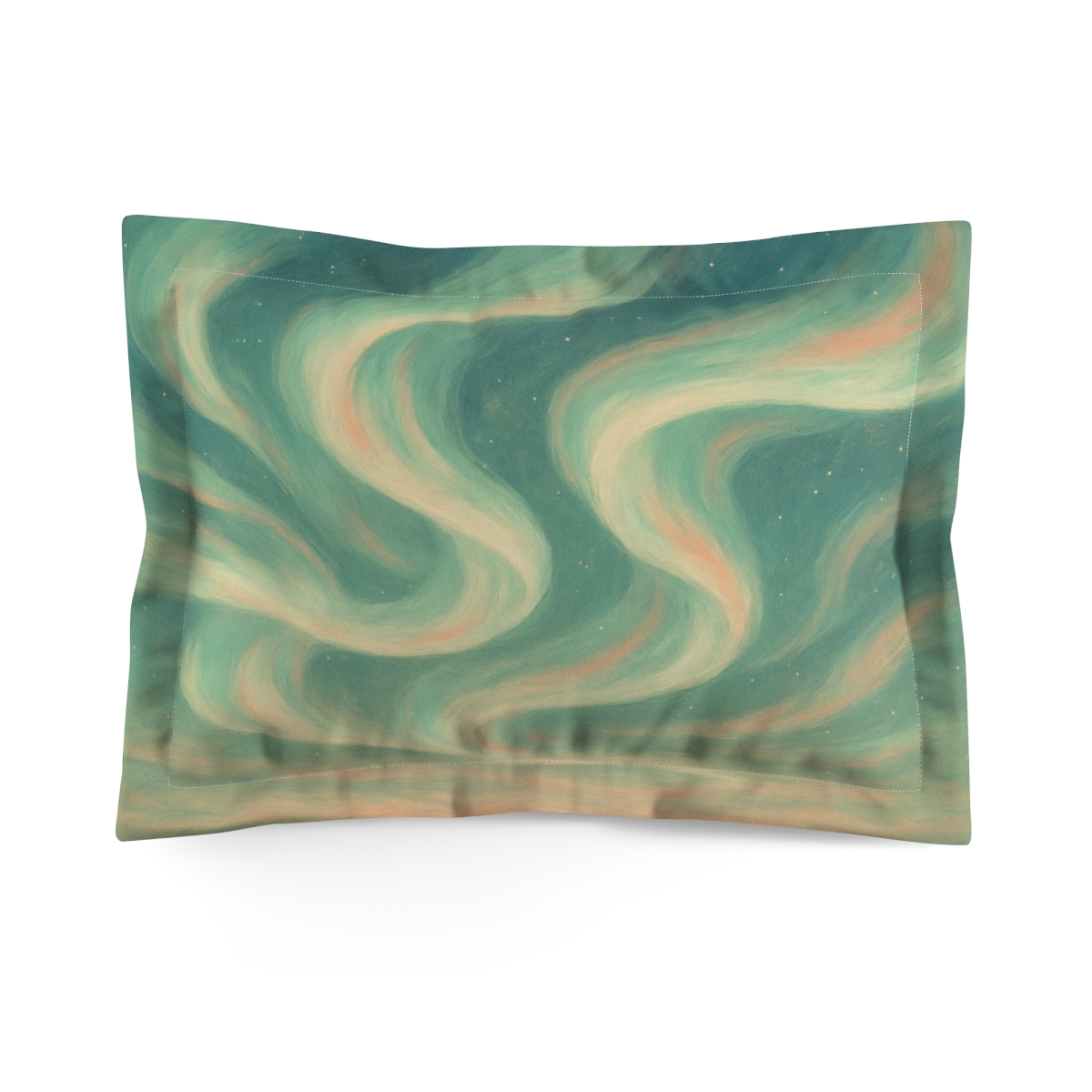 Celestial Ribbon Aurora unique shape pillows
