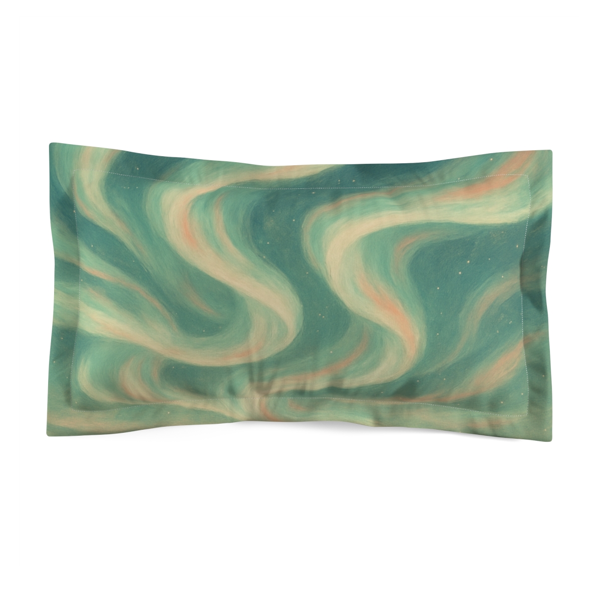 Celestial Ribbon Aurora unique shape pillows