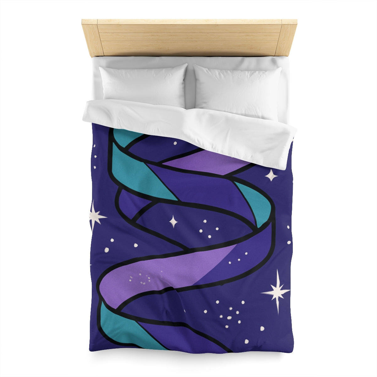 Celestial Ribbon Nebula Duvet