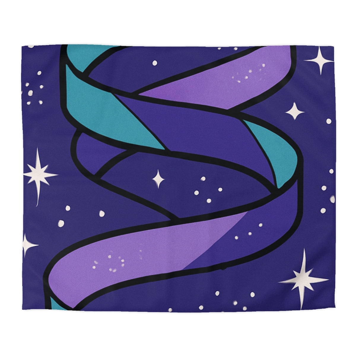 Celestial Ribbon Nebula Duvet