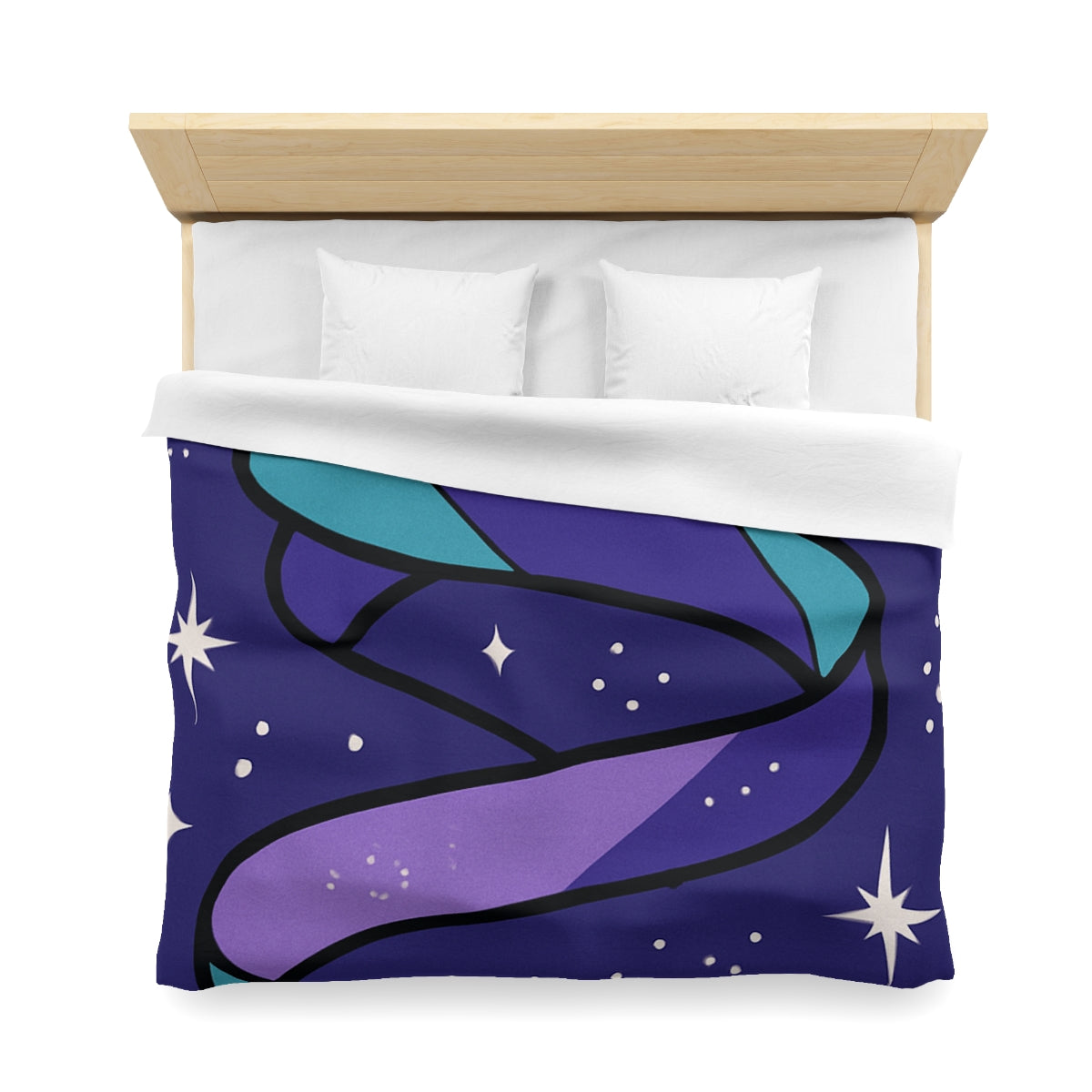 Celestial Ribbon Nebula Duvet