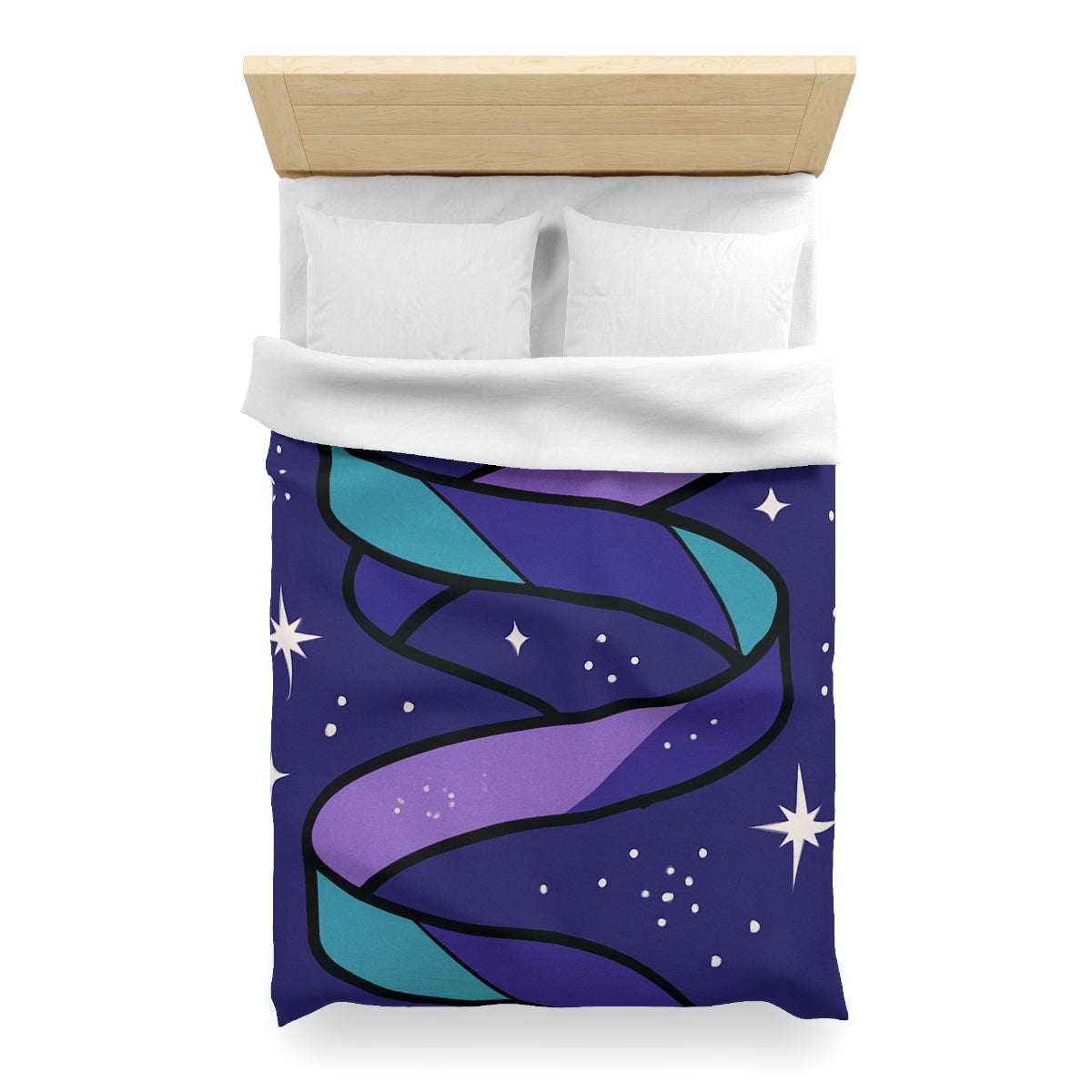 Celestial Ribbon Nebula Duvet