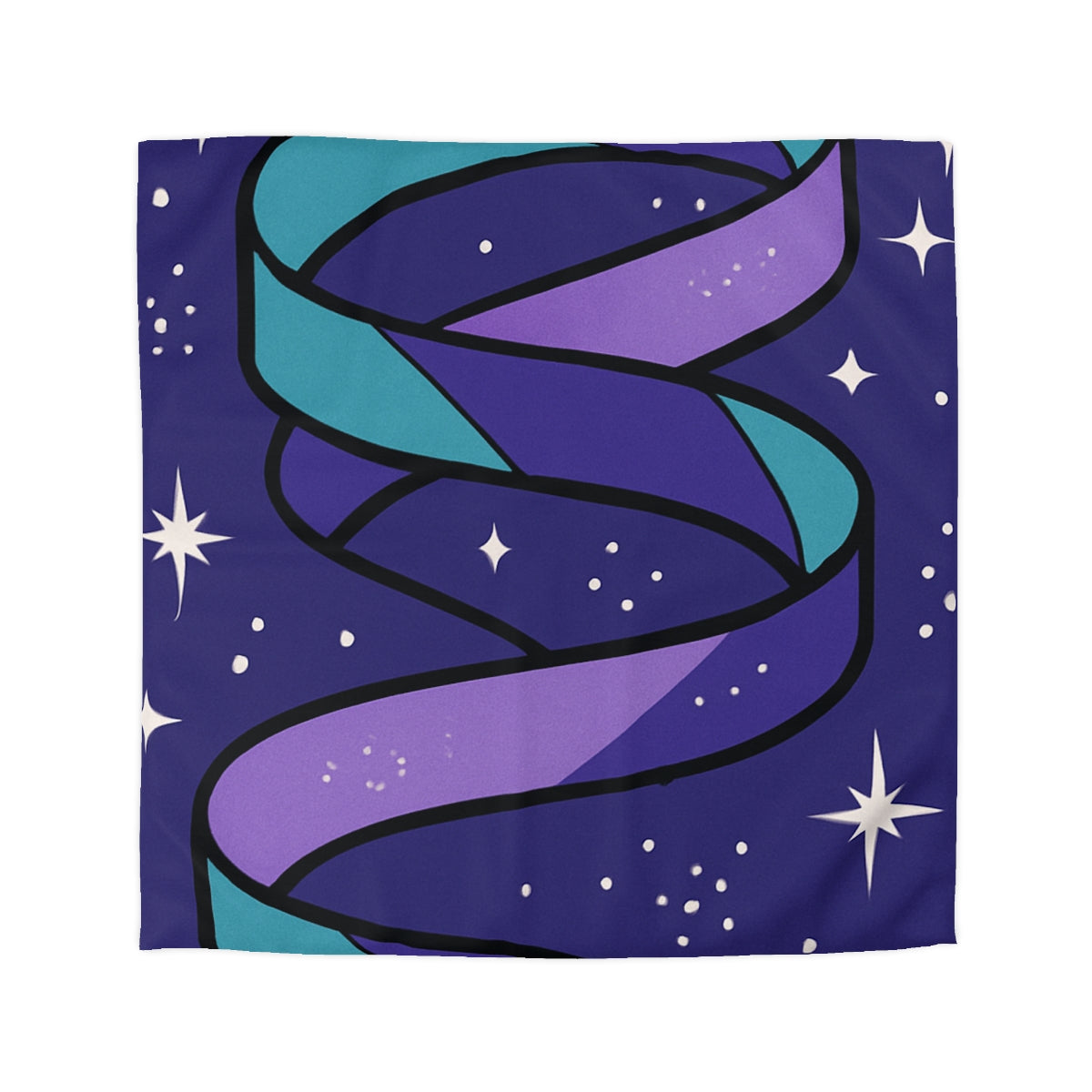 Celestial Ribbon Nebula Duvet
