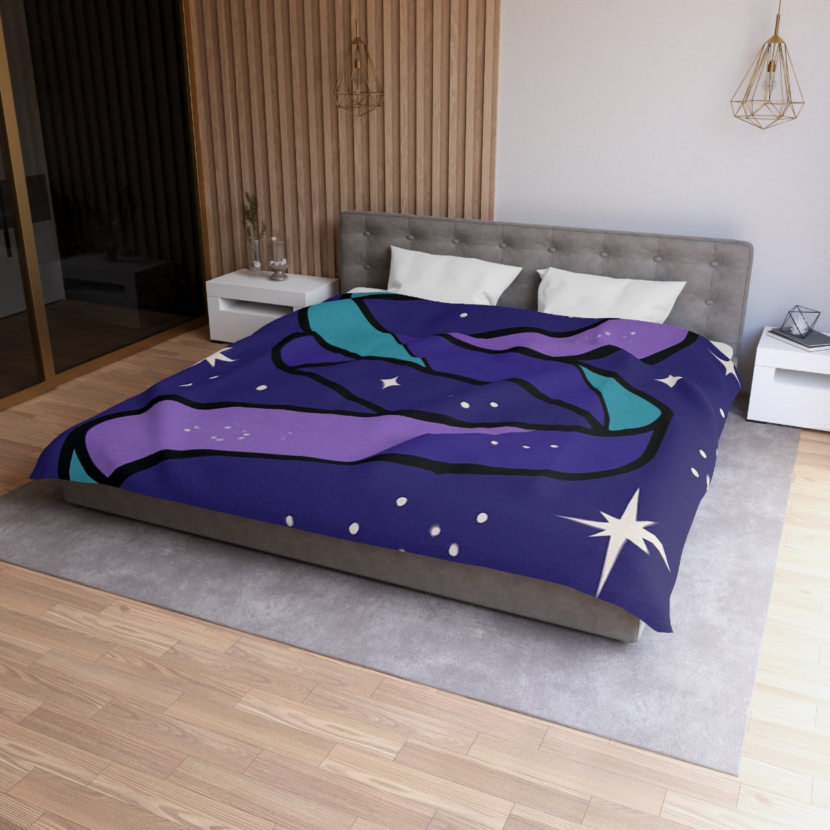 Celestial Ribbon Nebula Duvet