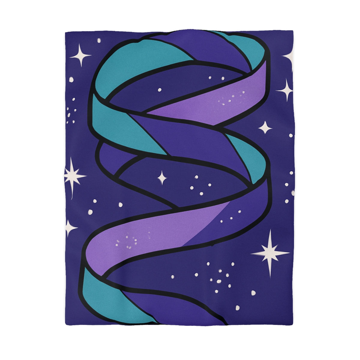 Celestial Ribbon Nebula Duvet
