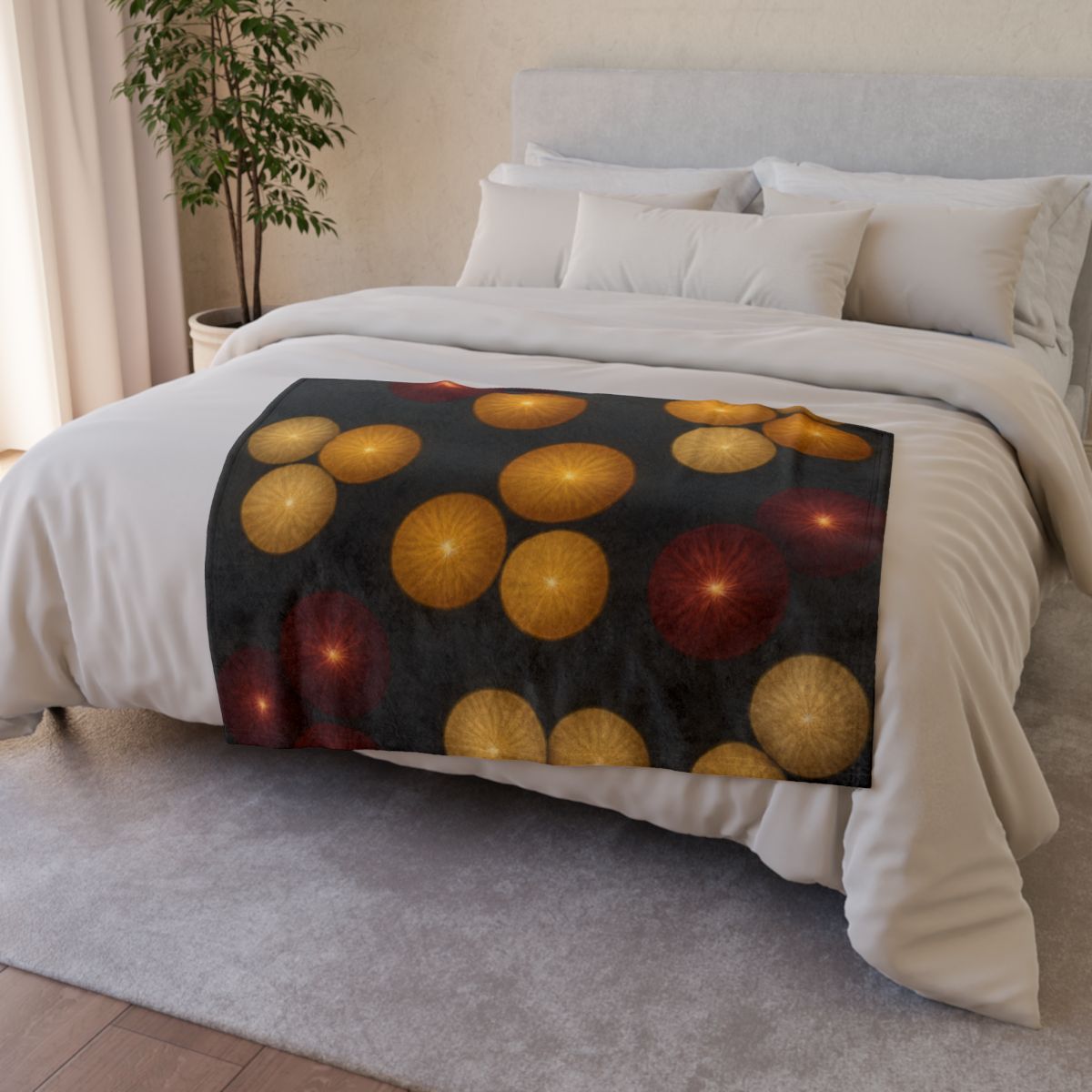 Celestial Seed Cluster trendy patterned blankets