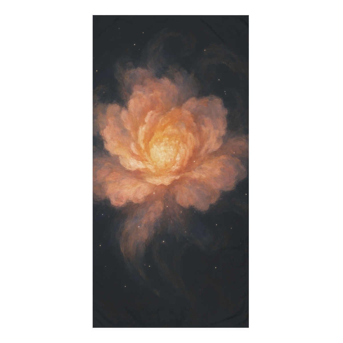 Celestial Tidal Bloom designer printed towels