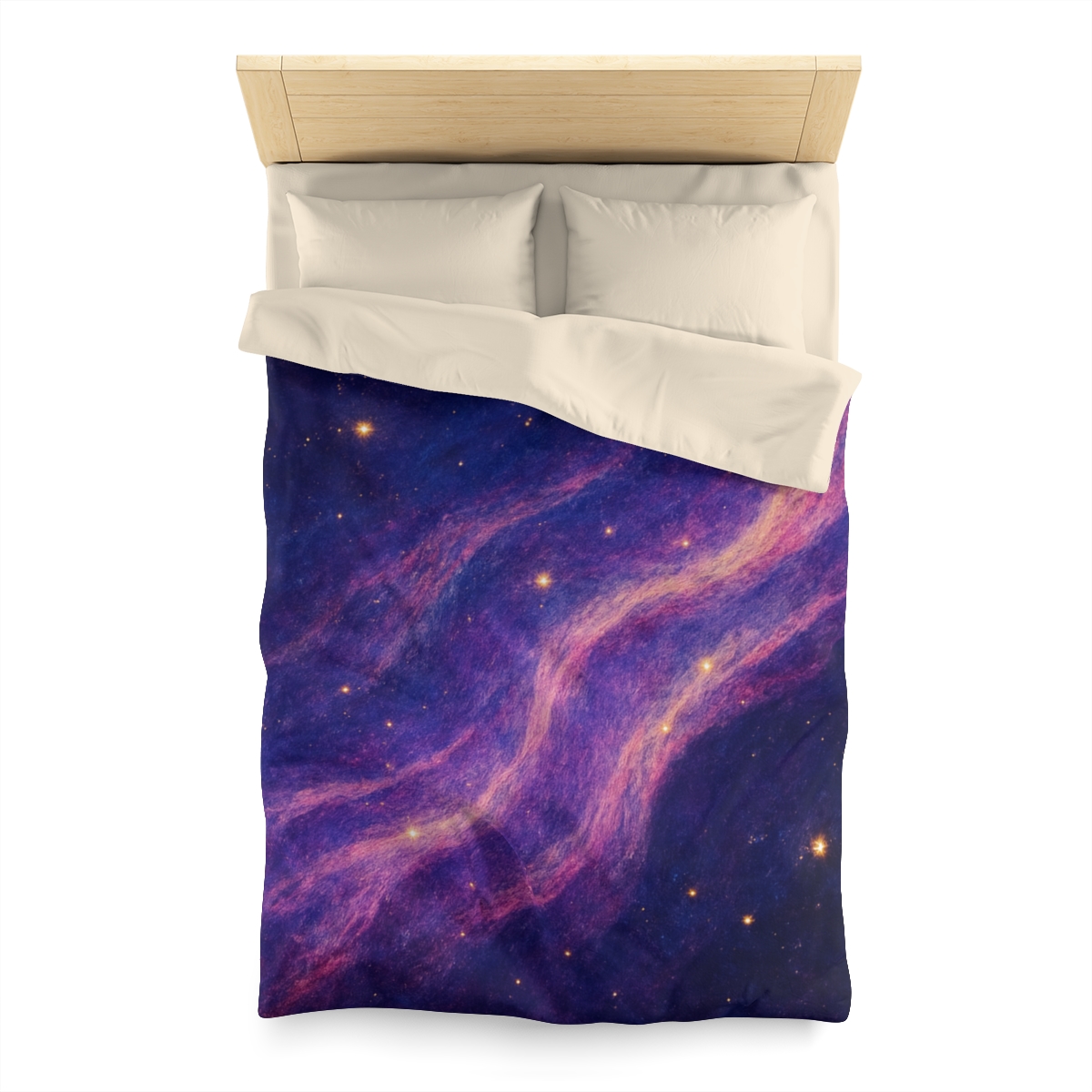 Celestial Veil Of Radiant Nebula unique patterned duvets