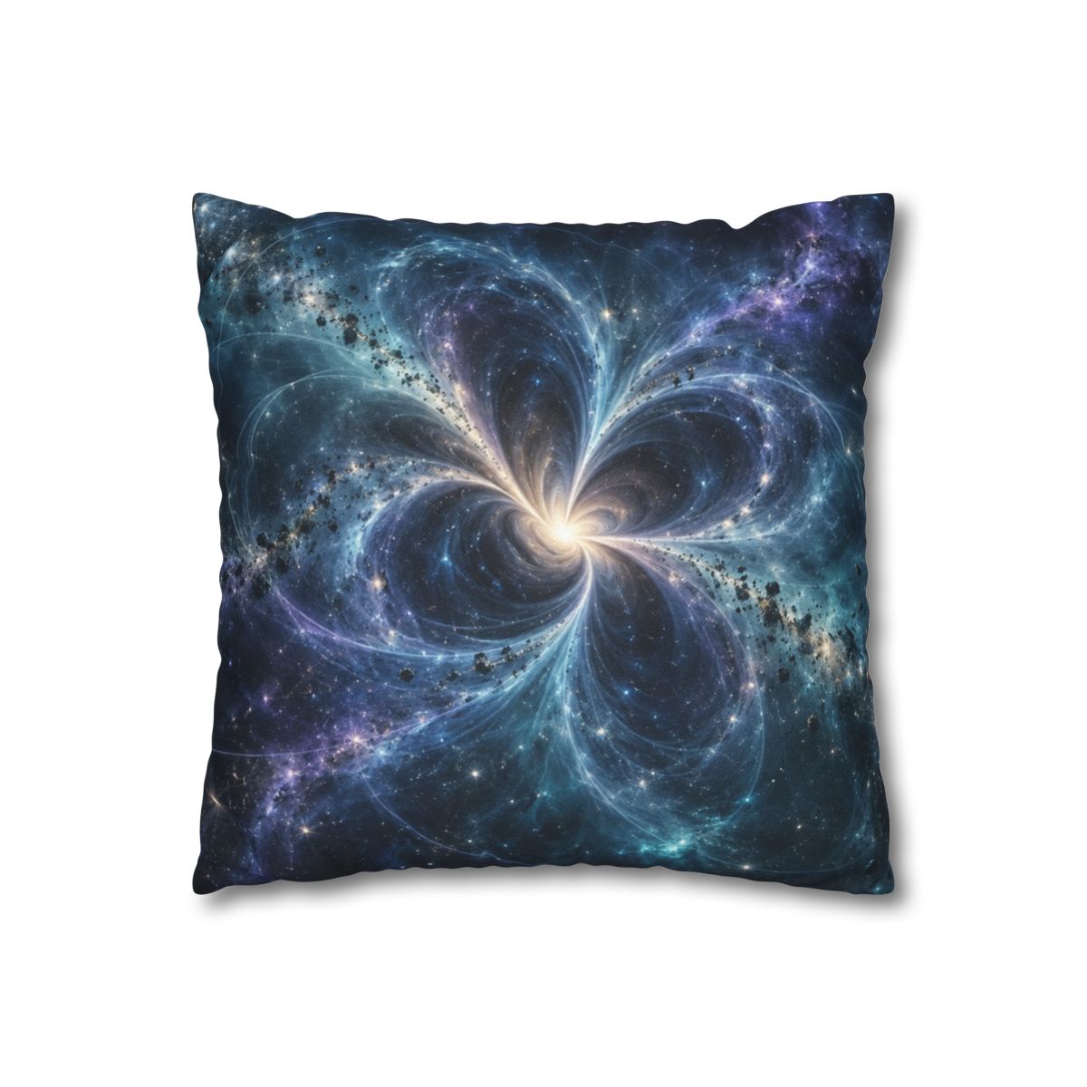 Cerulean Spacetime Bloom personalized pillow covers [AI-f45e7d83-20a02edd9193]