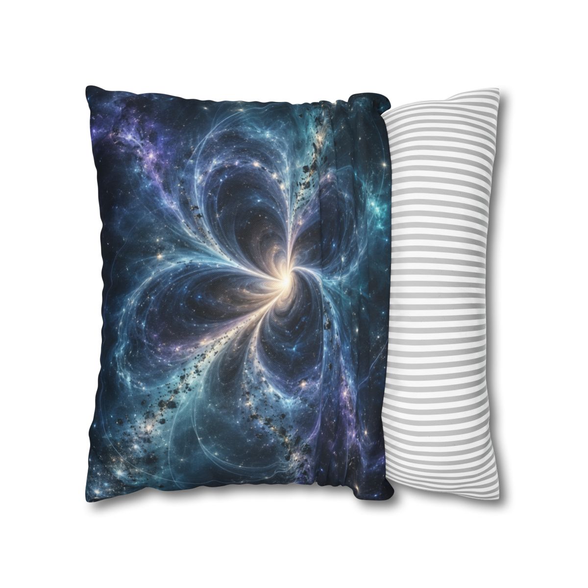 Cerulean Spacetime Bloom personalized pillow covers [AI-f45e7d83-2a38cf838c72]