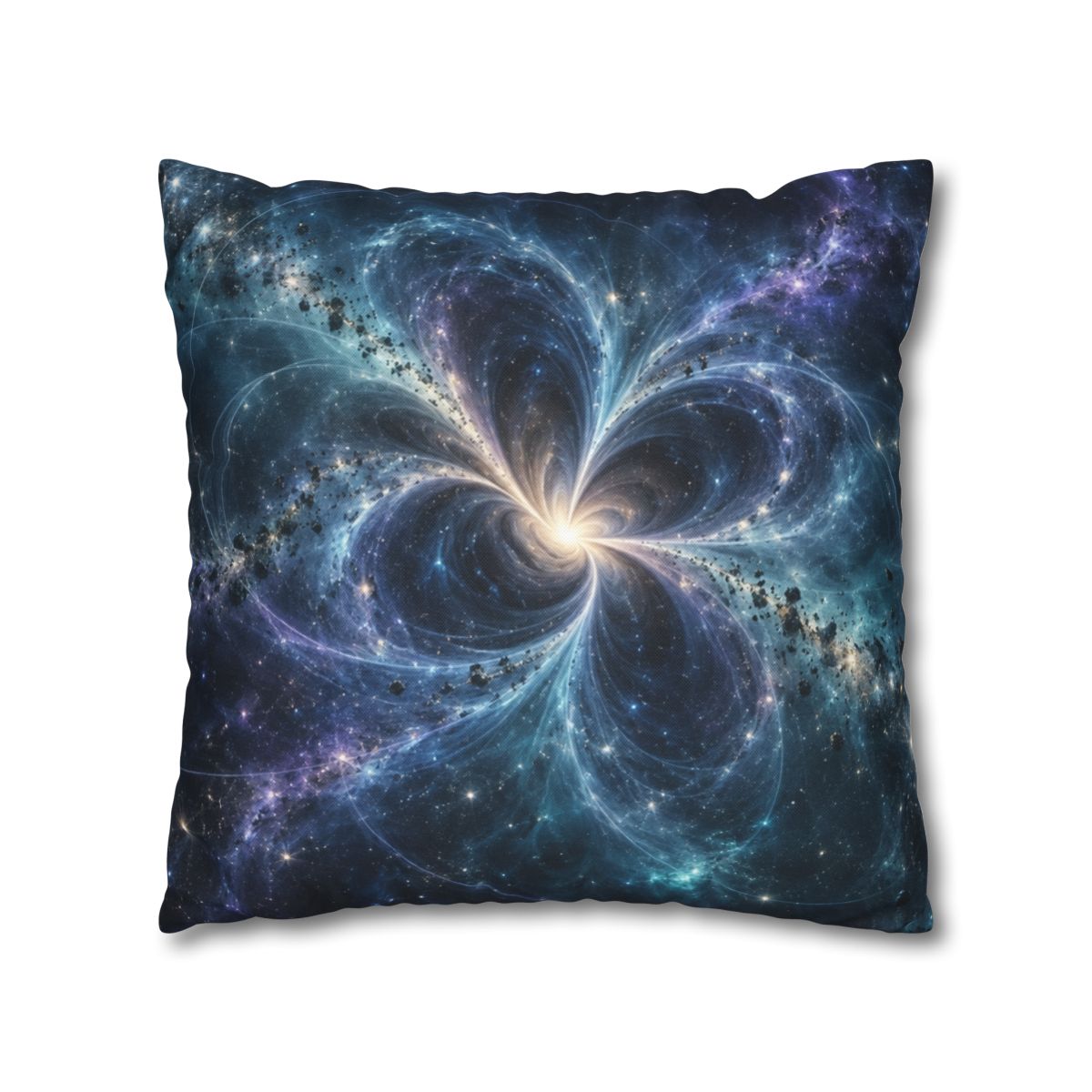 Cerulean Spacetime Bloom personalized pillow covers [AI-f45e7d83-aa2c19615e28]
