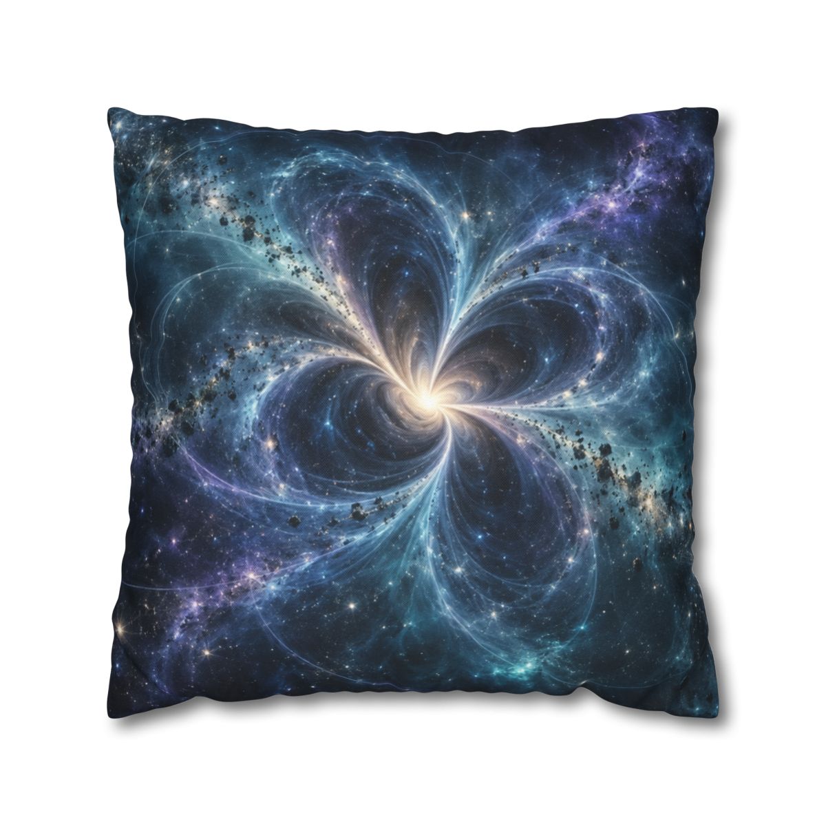 Cerulean Spacetime Bloom personalized pillow covers [AI-f45e7d83-8aed16768f0a]