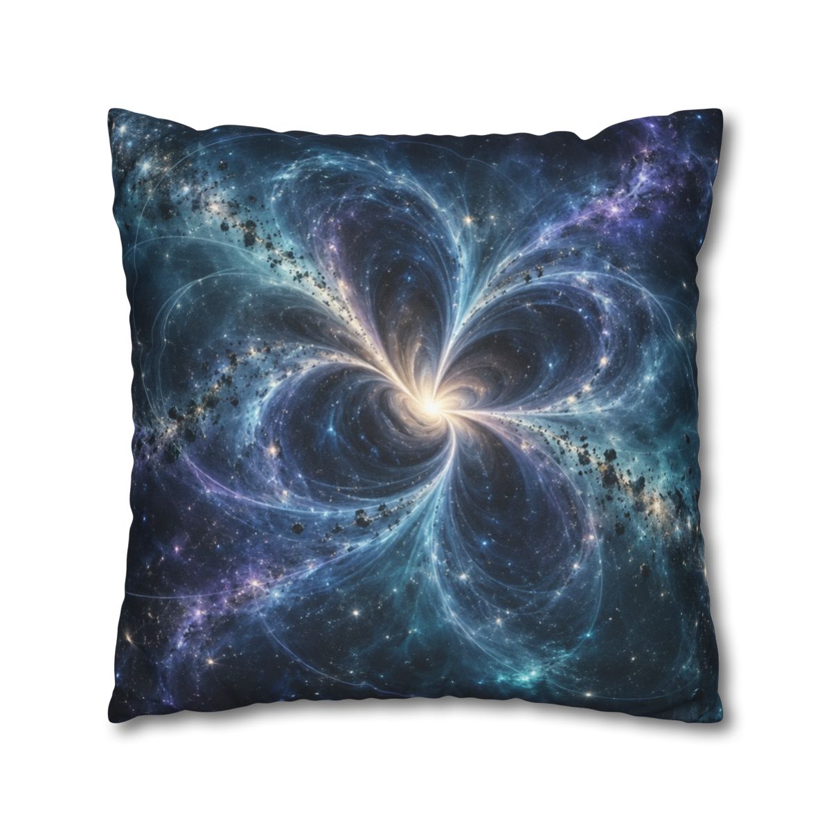 Cerulean Spacetime Bloom personalized pillow covers [AI-f45e7d83-2af4979e9e3e]