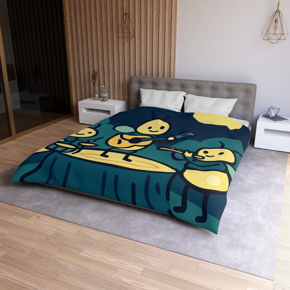 Moonlight Music Of The Firefly Band stylish duvet covers