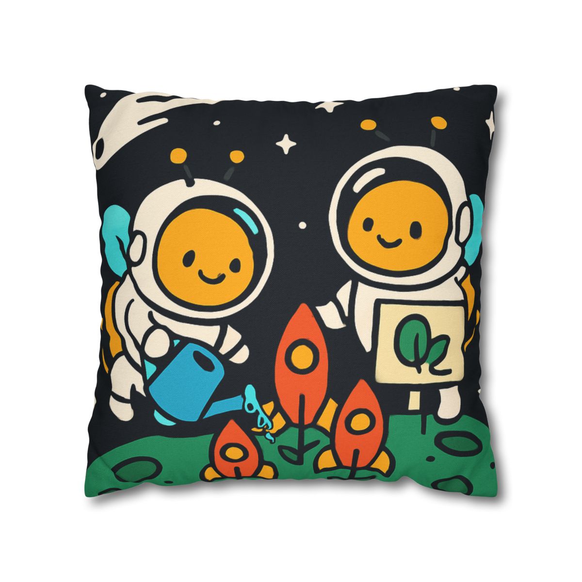 Rocket Garden Of The Bumblebee Astronauts comfortable bedding pillow covers