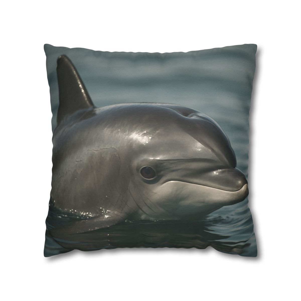 Mirror Calm Bottlenose Dolphin soft cotton pillow cases