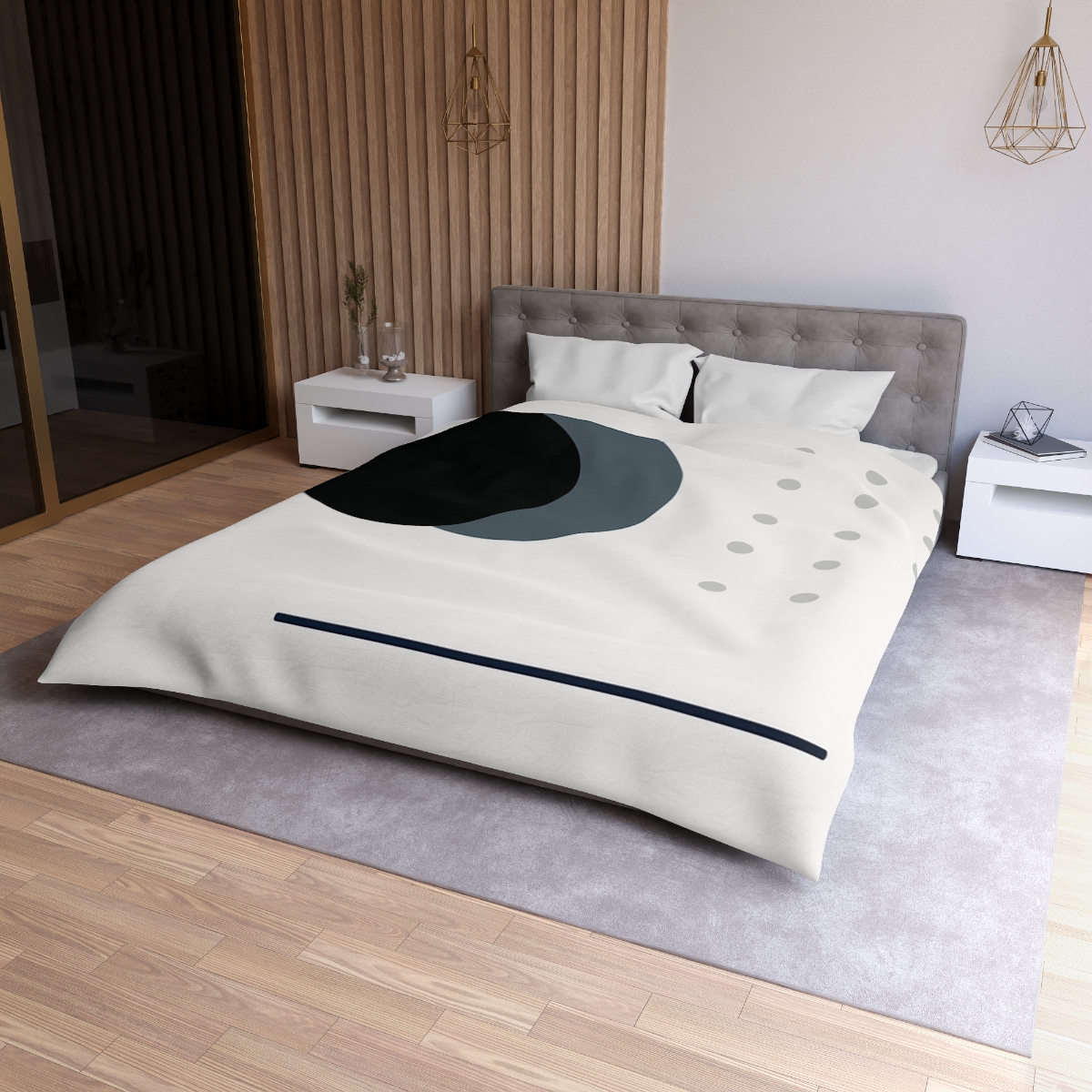 Binary Eclipse Dot Grid duvets for gifts