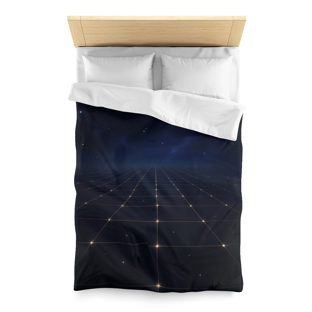 Luminous Cosmic Lattice personalized bedding duvets