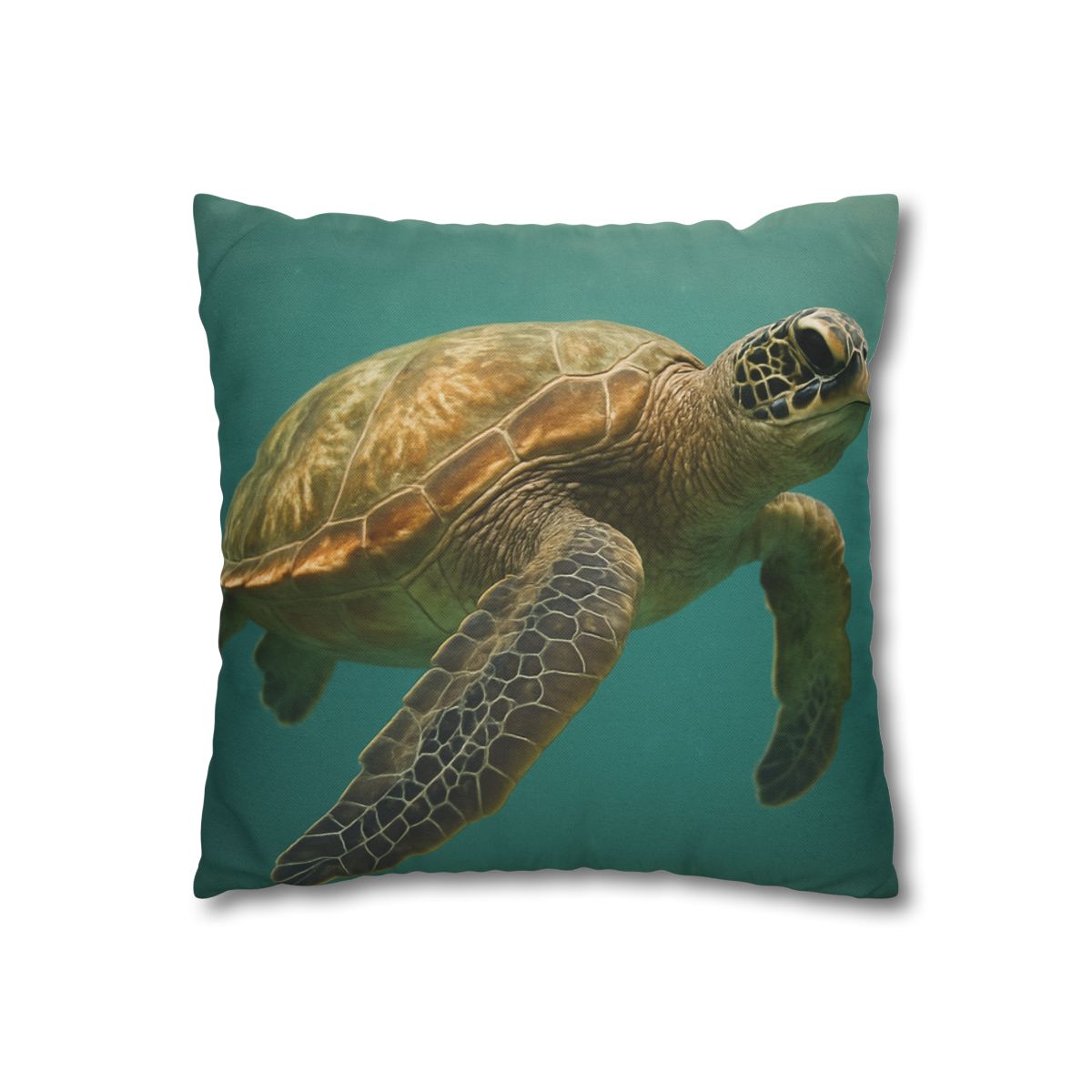 Amber Stillness Green Sea Turtle trendy patterned pillow cases