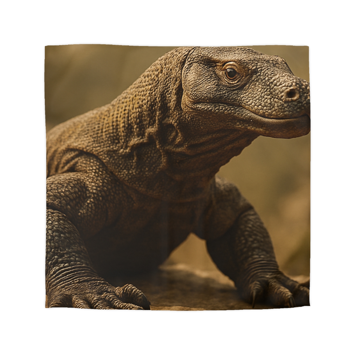 Ancient Sentinel Komodo Dragon stylish duvet covers