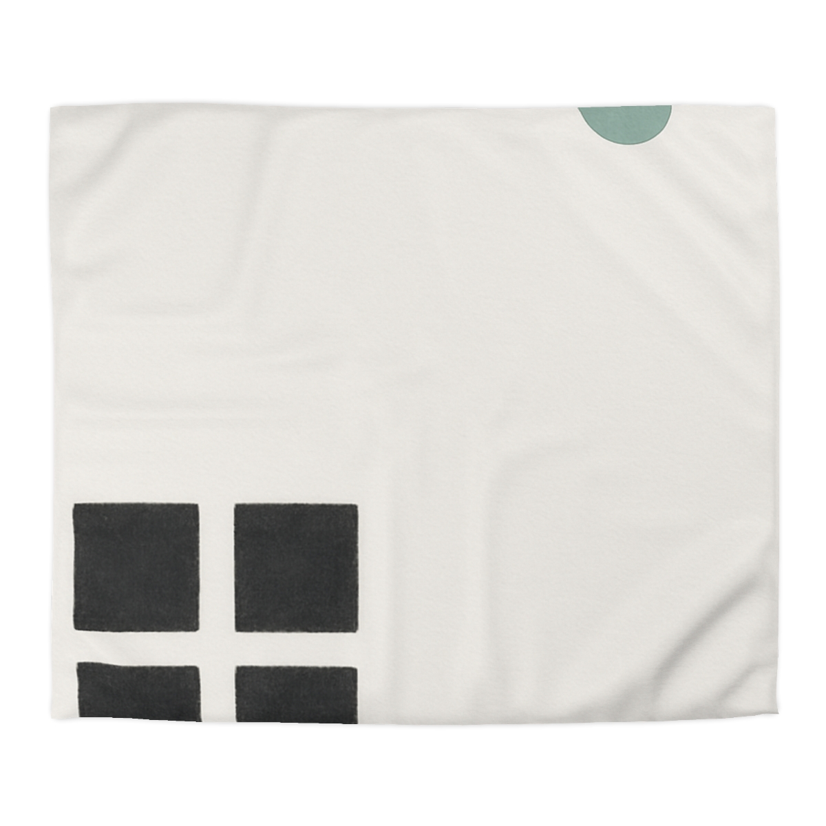 Corner Grid And Wandering Planet designer printed duvets