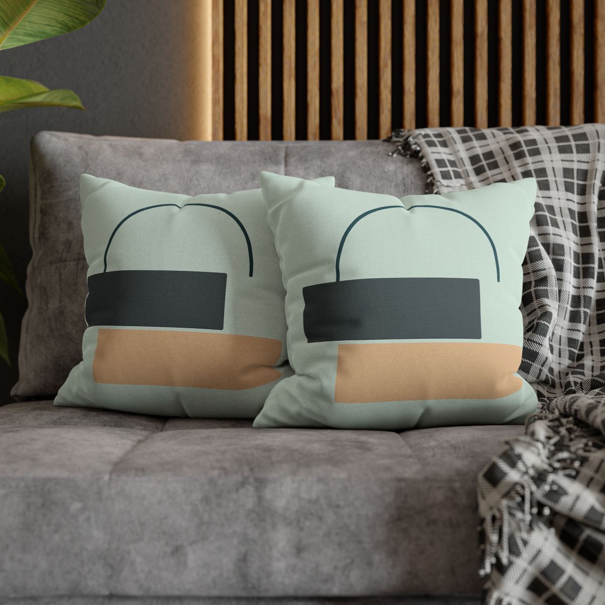 Stepped Arc And Twin Slabs unique gift pillow cases