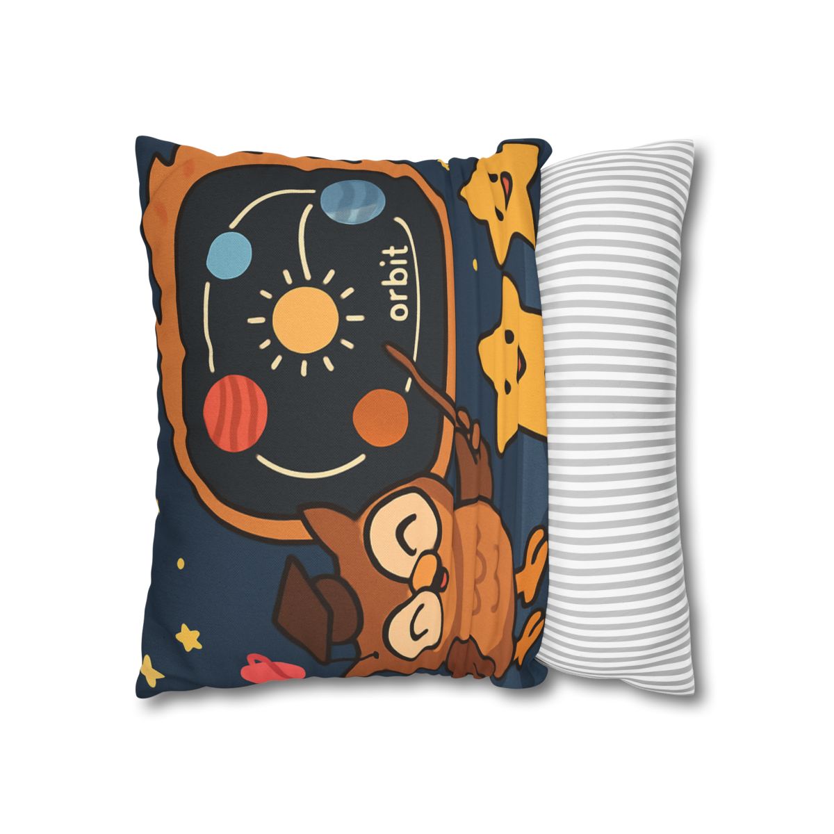 Comet Classroom Owl soft cotton pillow cases