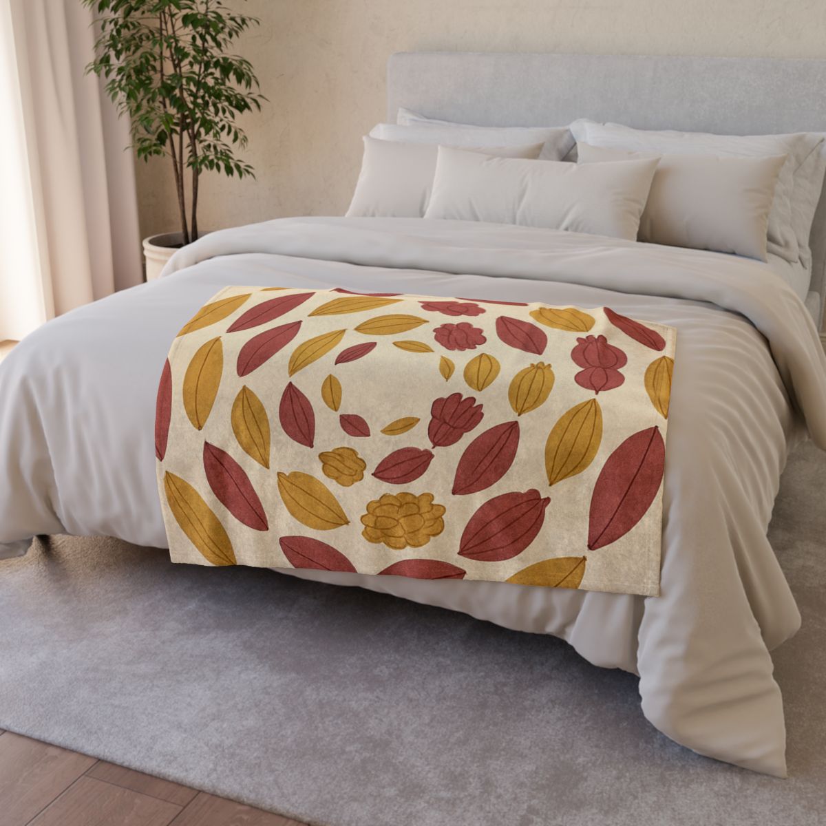 Seed Cluster Orbit decorative home blankets