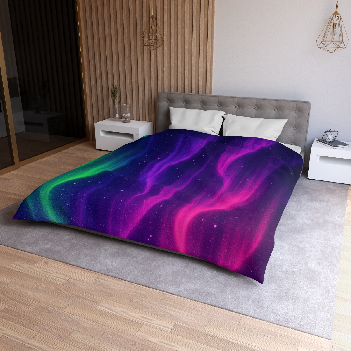 Aurora Plasma Veil Carnival unique patterned duvets