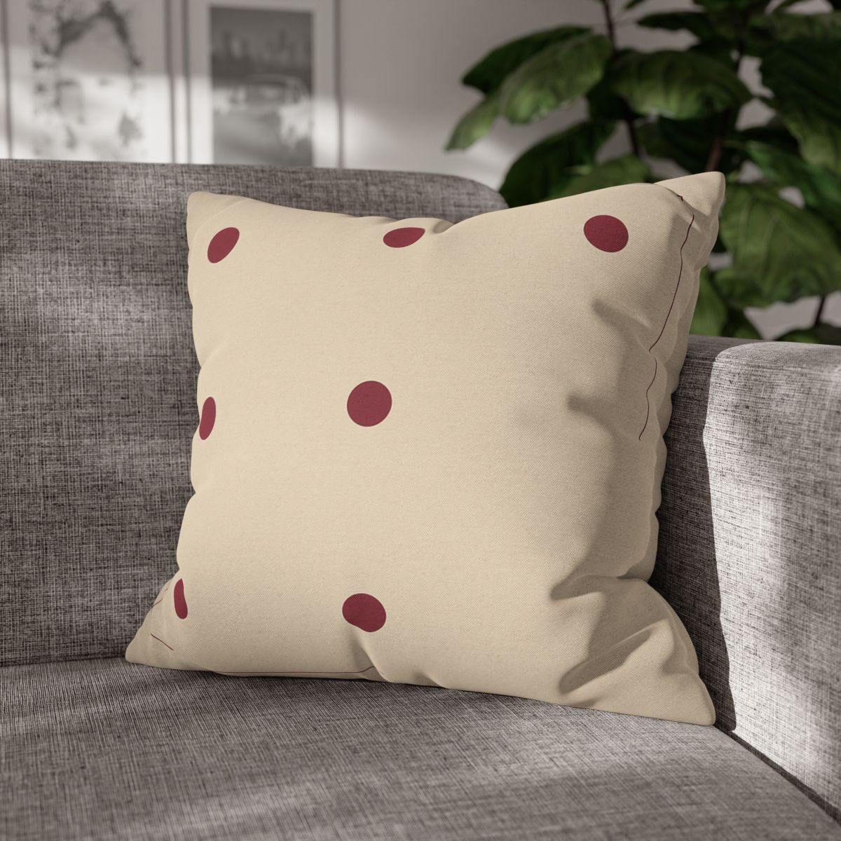 Sparse Orbiting Dots Grid stylish decorative pillowcases
