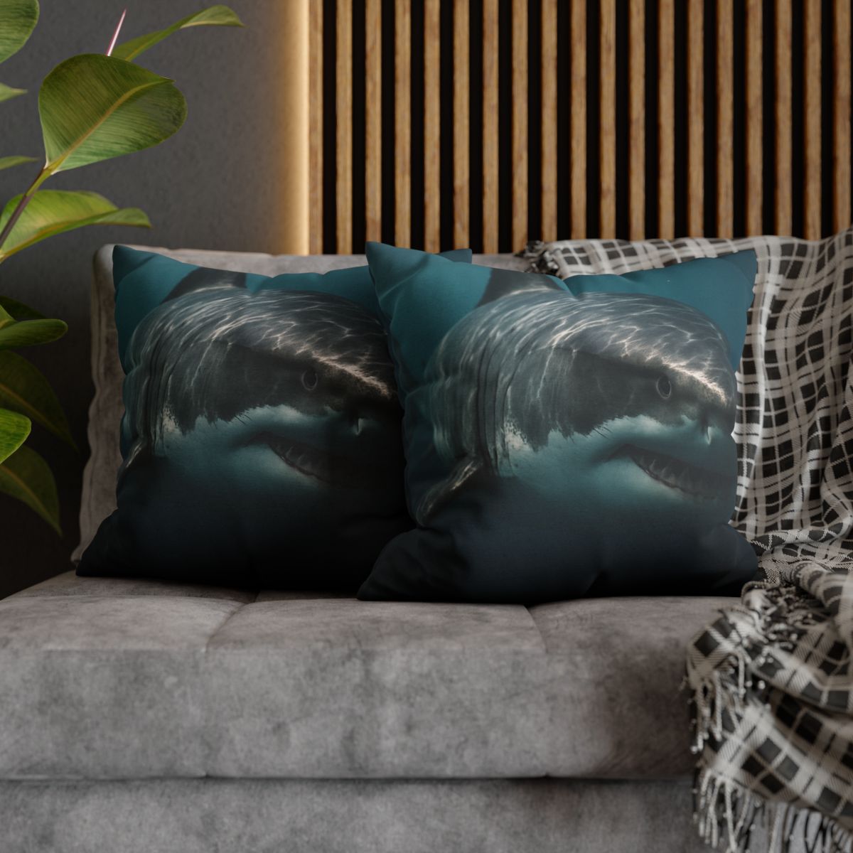 Silent Hunter Great White Shark unique gift pillow cases