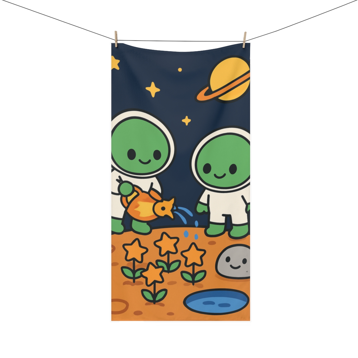Comet Gardeners Of The Tiny Moon decorative home towels