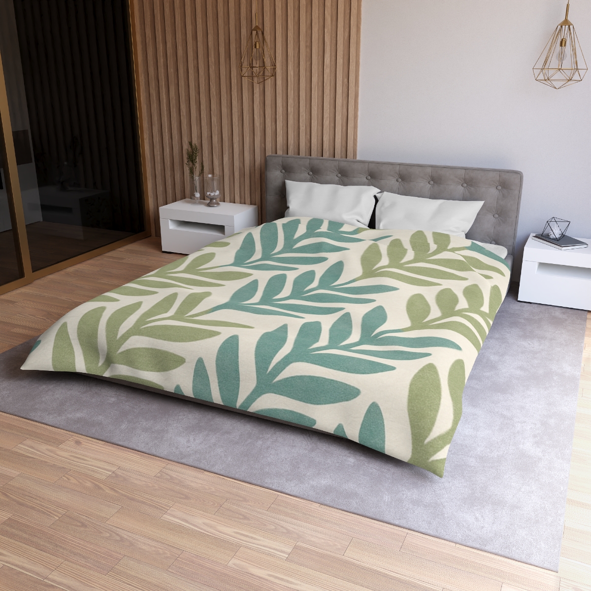 Frond Geometry Sequence duvets for gifts