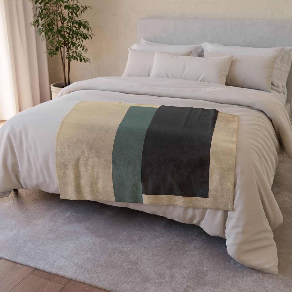 Offset Rectangle Pause unique gift blanketscustom blankets