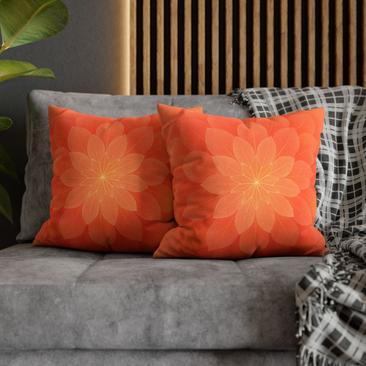 Petal Radius Kaleidoscope stylish decorative pillowcases