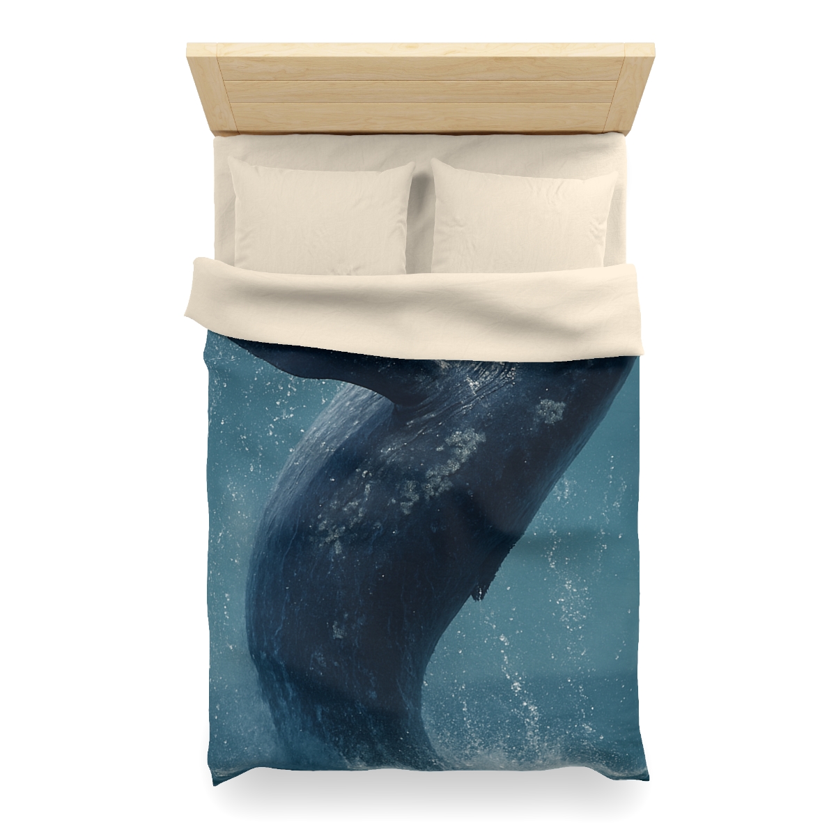Ocean Song Humpback Whale designer printed duvets