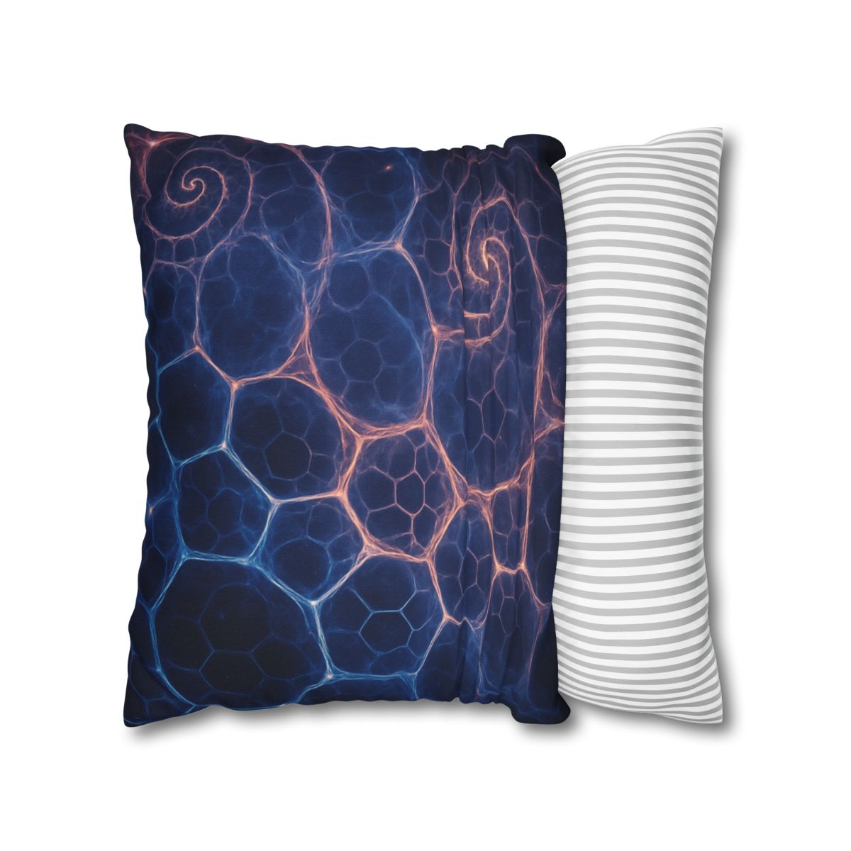 Fractal Nebula Lattice unique gift pillow cases