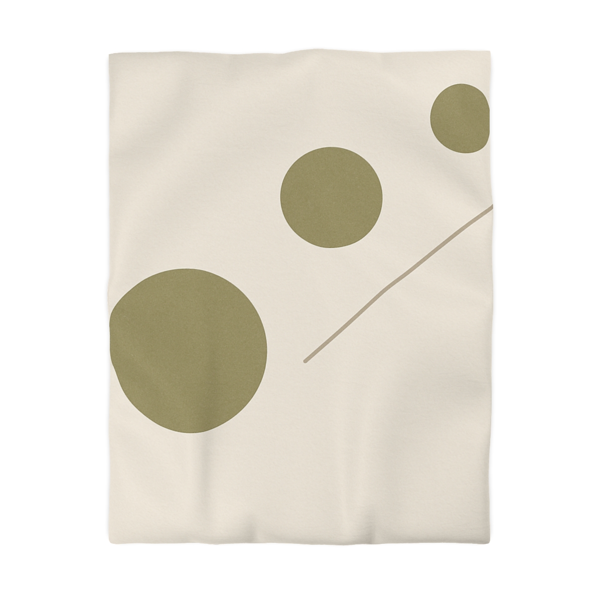 Triad Of Circles With Open Line personalized bedding duvets